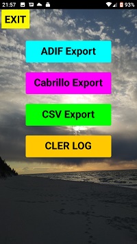 fieldlog export